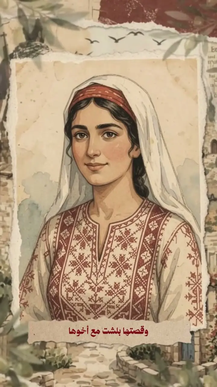 سلمى بثوبها الفلسطيني — من فيلم حكاية سلمى